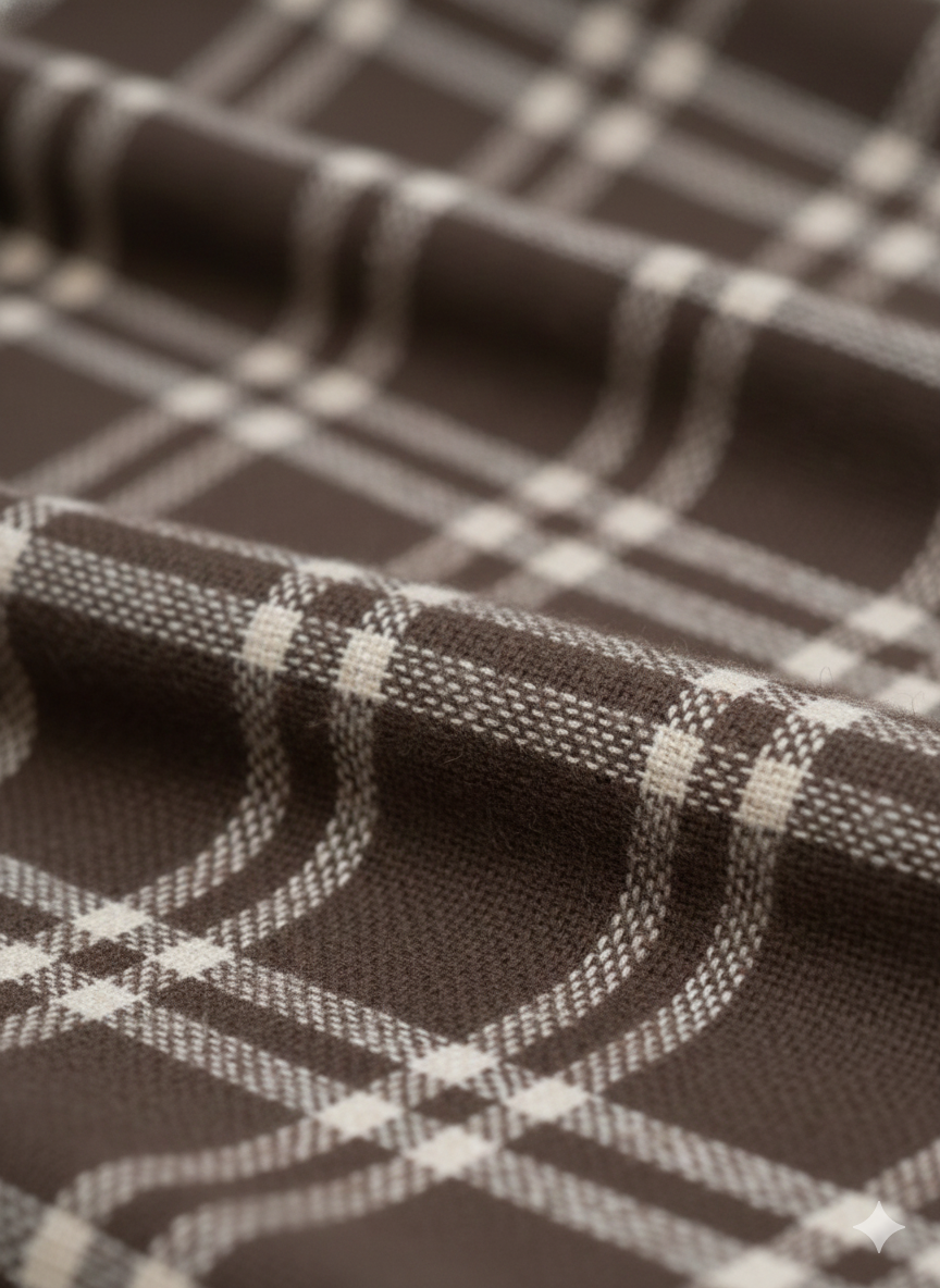 Men's Brown Check Lohi