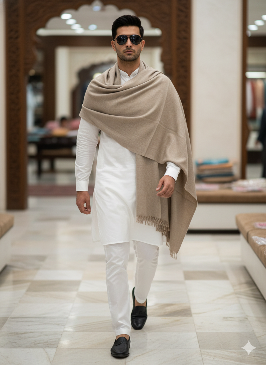 Men’s Plain Beige Lohi