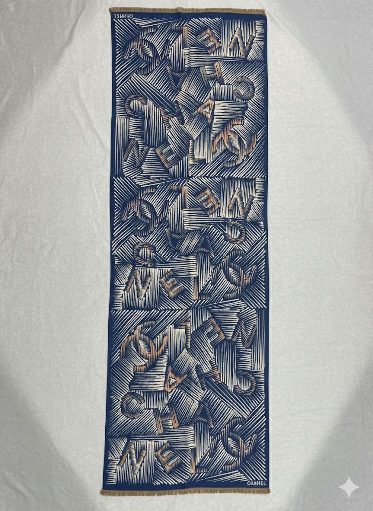 Midnight Navy Genzy Style Stole