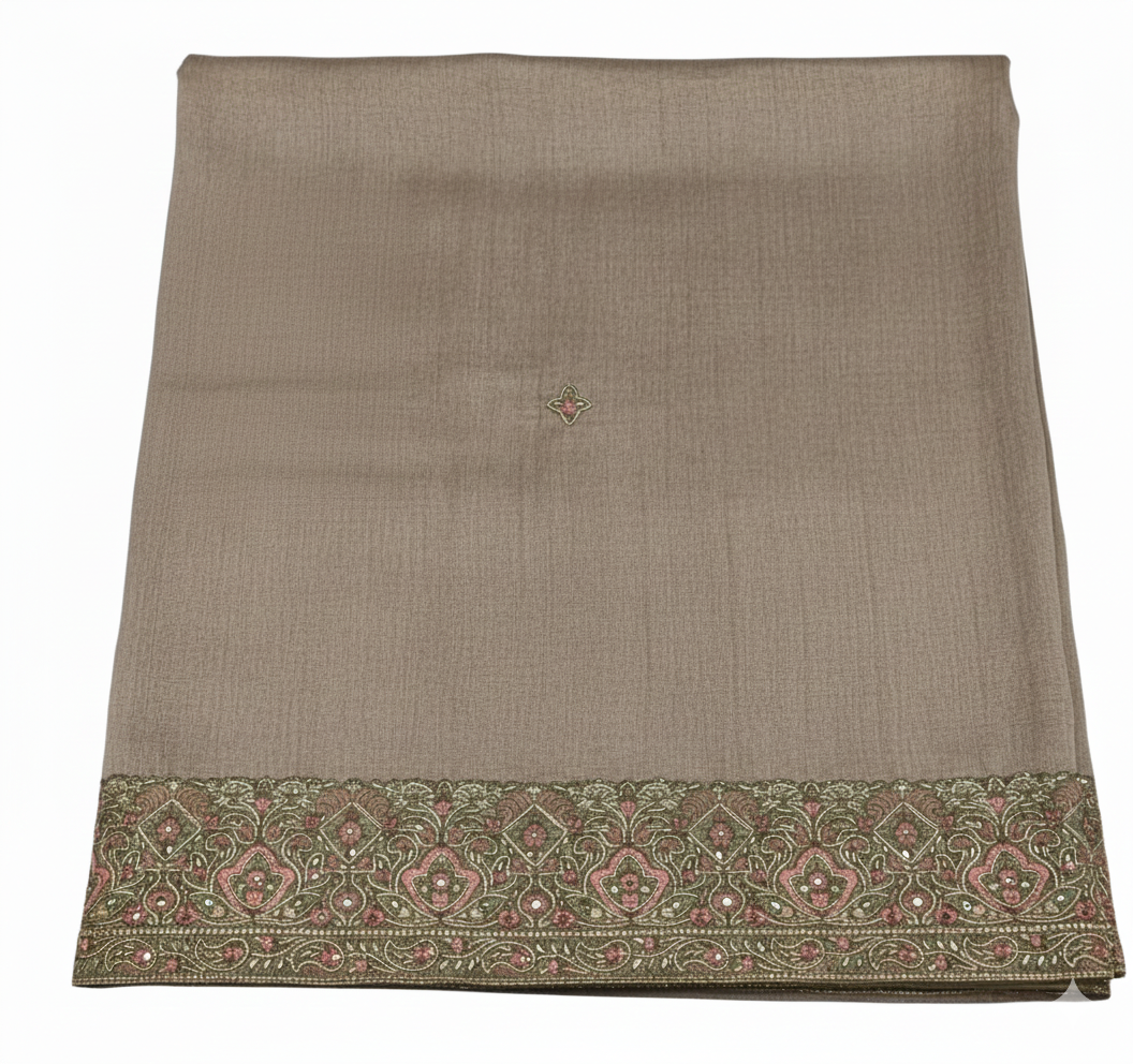 Unsticthed Women's WInter Suit with Matching Shawl