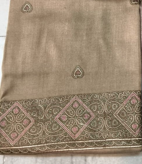 Unstitched Women's Winter Suit with Matching Shawl